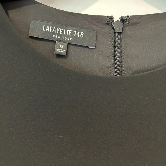 Lafayette 148 New York Corbin Embroidered Emory Cloth Dress - Picture 3 of 7